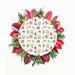 Free Round Paper Mockup With Christmas Concept Psd