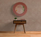 Free Round Pink Frame Mock-Up On The Wall Psd