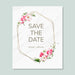 Free Save The Date Wedding Invitation Mockup Card Psd