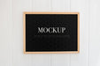 Free School Blackboard Mockup Psd