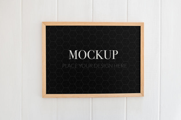 Free School Blackboard Mockup Psd