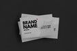 Free Set Of White Business Cards Over Black Surface Mockup Psd