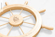 Free Ship Wheel Decor Mockup, Close-Up Psd