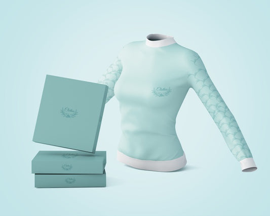 Free Shirt And Box Mockup Psd