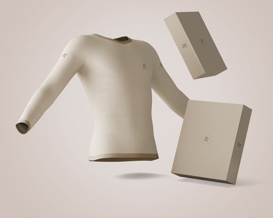 Free Shirt And Box Mockup Psd