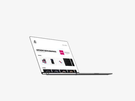 Free Side View Bezel-Less Macbook Pro With Touch Bar Mockup