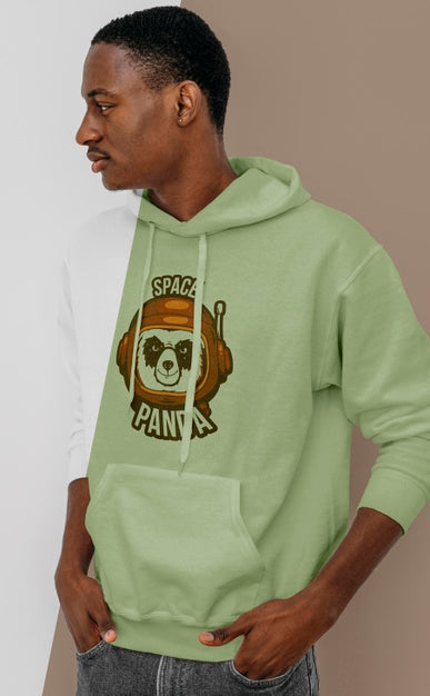 Free Side View Of Stylish Man In Hoodie Psd