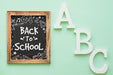Free Slate Mockup With Back To School Concept Psd