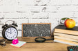 Free Slate Mockup With Back To School Concept Psd
