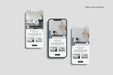 Free Smartphone 12 Max Pro And Two Screen Mockups Psd