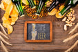 Free Snack Time With Beer In Bottles Along Psd