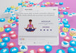 Free Social Media Platform On Mock-Up Device Psd