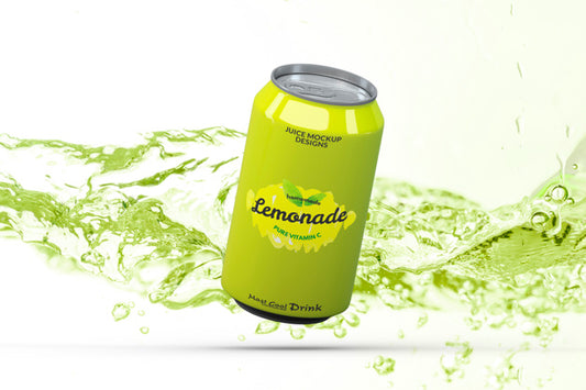 Free Soda Can Mockup Psd