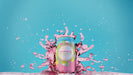 Free Soda Can With Splashing Juice Psd