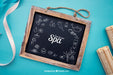 Free Spa Mockup Concept With Slate Psd
