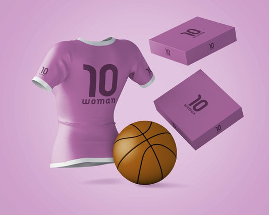 Free Sports Shirt Mockup With Brand Logo Psd