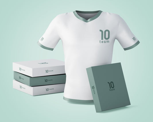 Free Sports Shirt Mockup With Brand Logo Psd