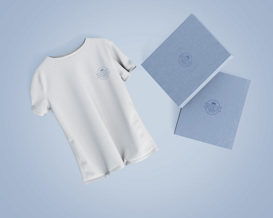 Free Sports Shirt Mockup With Brand Logo Psd