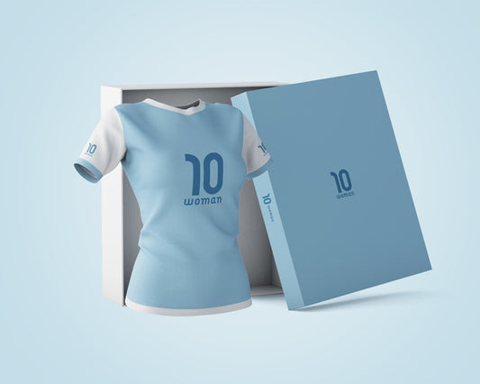 Free Sports Shirt Mockup With Brand Logo Psd