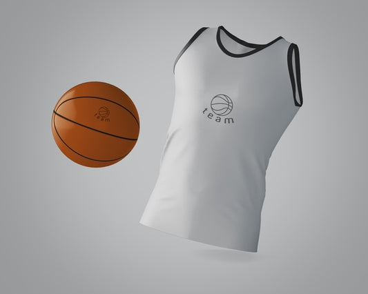Free Sports Shirt Mockup With Brand Logo Psd