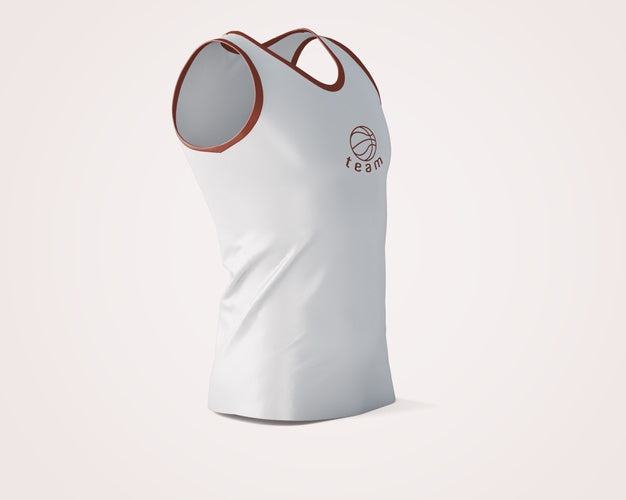 Free Sports Shirt Mockup With Brand Logo Psd