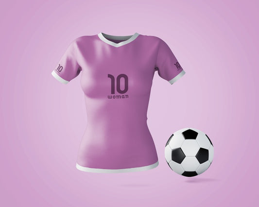 Free Sports Shirt Mockup With Brand Logo Psd