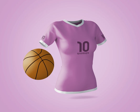 Free Sports Shirt Mockup With Brand Logo Psd