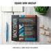Free Square Book Mockup Psd
