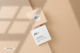 Free Square Business Card Mockup Psd