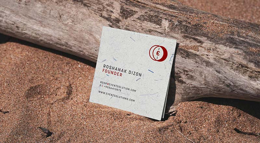 Free Square Business Card Mockup Psd
