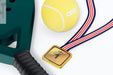 Free Square Competition Medal With Ribbon Mockup, Right View Psd