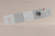 Free Square Five Fold Brochure Mockup Psd