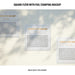 Free Square Flyer Mockup Psd