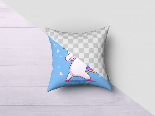 Free Square Pillow Mockup Psd