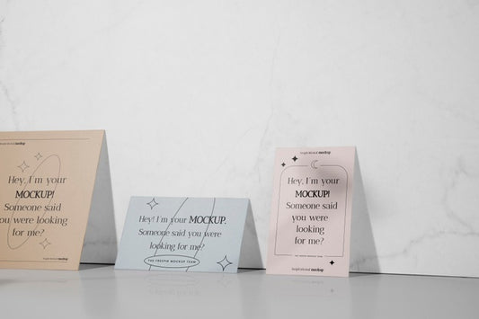 Free Stand-Up Stationery Mock-Up Paper Psd