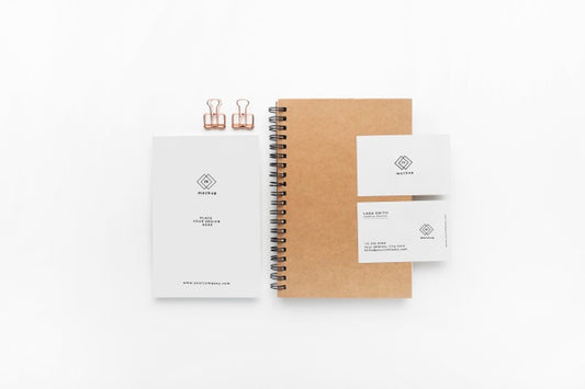 Free Stationary Mockup On White Background Psd
