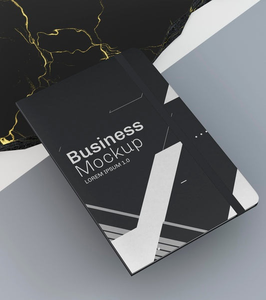 Free Stationery Business Documents Mock-Up High View Psd