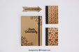 Free Stationery Cardboard Concept Psd