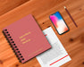 Free Stationery Concept With Spiral Book Mockup Psd