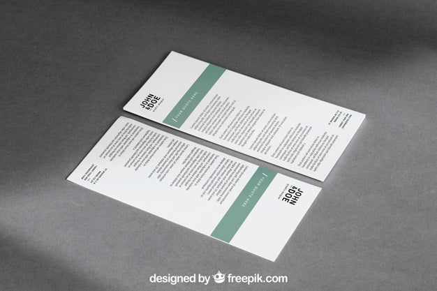 Free Stationery Paper Mockup Psd