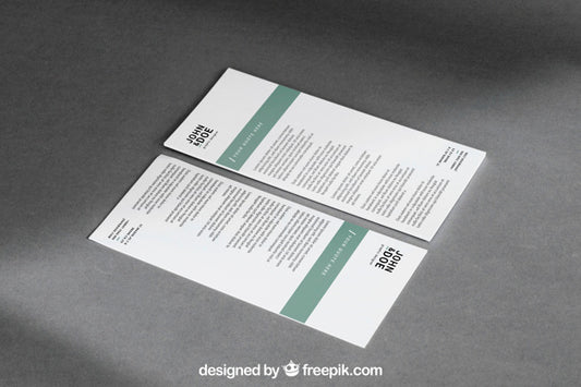 Free Stationery Paper Mockup Psd