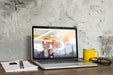 Free Still Life With Laptop Mockup Psd