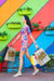 Free Stylish Woman With Shopping Bags Mockup Psd