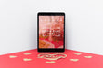 Free Tablet Mockup With Valentine Concept Psd