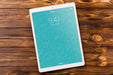 Free Tablet Or Ebook Reader Mockup With Literature Concept Psd