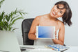 Free Tablet'S Mock Up, Office And Happy Woman Psd