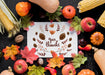 Free Thanksgiving Mockup With Cover Or Paper Psd