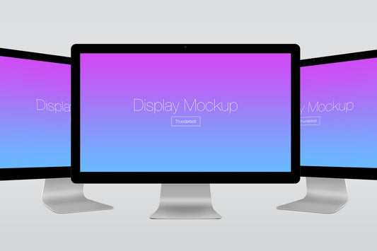 Free Thunderbolt Display Mockup