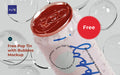 Free Tin Mockup With Bubbles