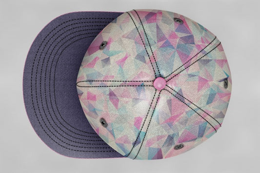 Free Top View Baseball Cap Mockup Psd
